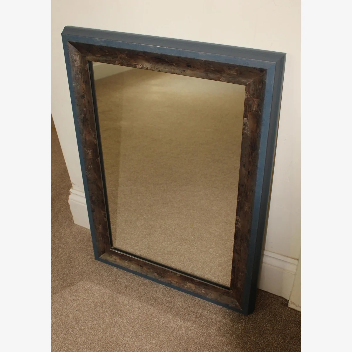 Roma Accent Mirror in Metallic Blue - Blue / 152cm – image 1