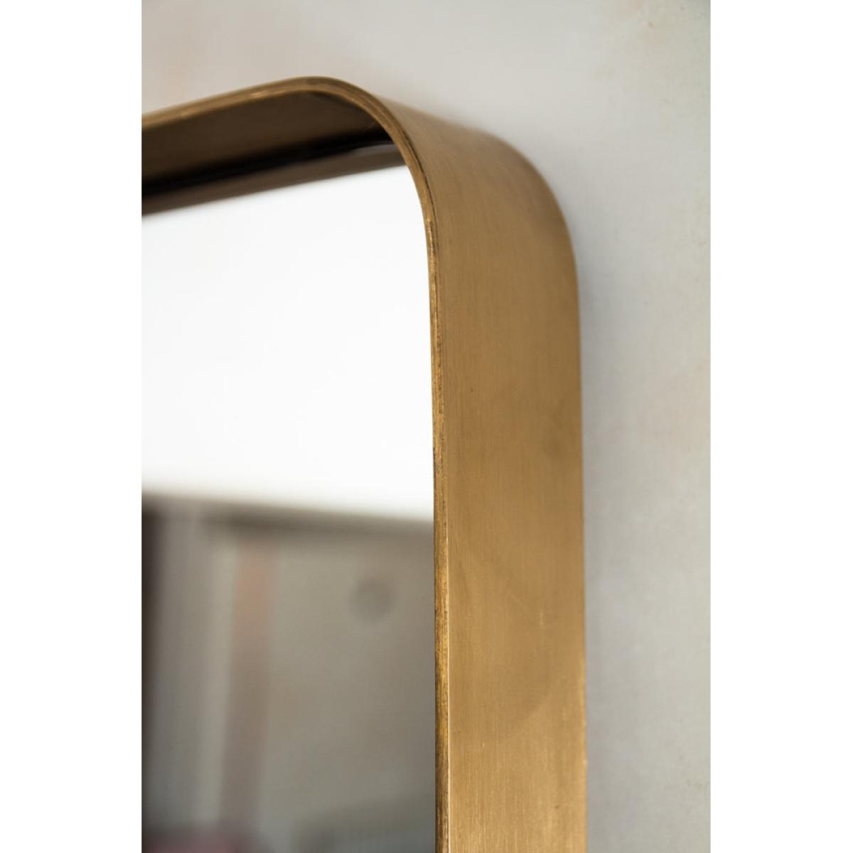 Giant Slim Full-Length Mirror With Rounded Gold Surround – image 2