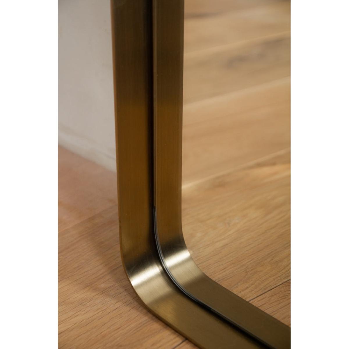 Giant Slim Full-Length Mirror With Rounded Gold Surround – image 3