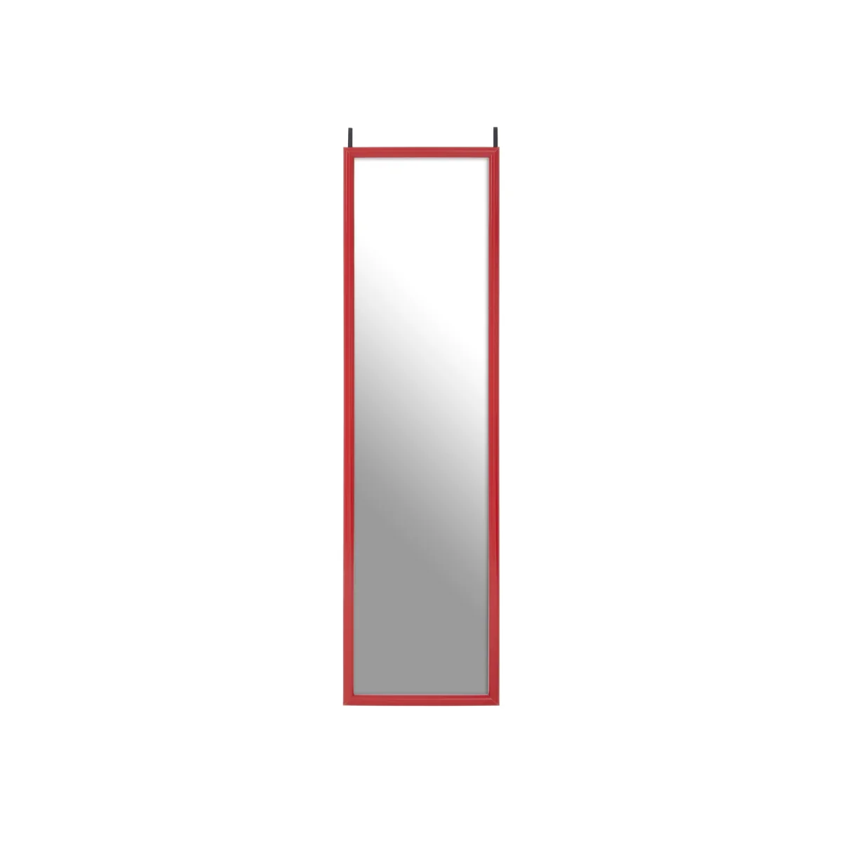 Mize Red Plastic Frame Over Door Mirror - Red – image 1