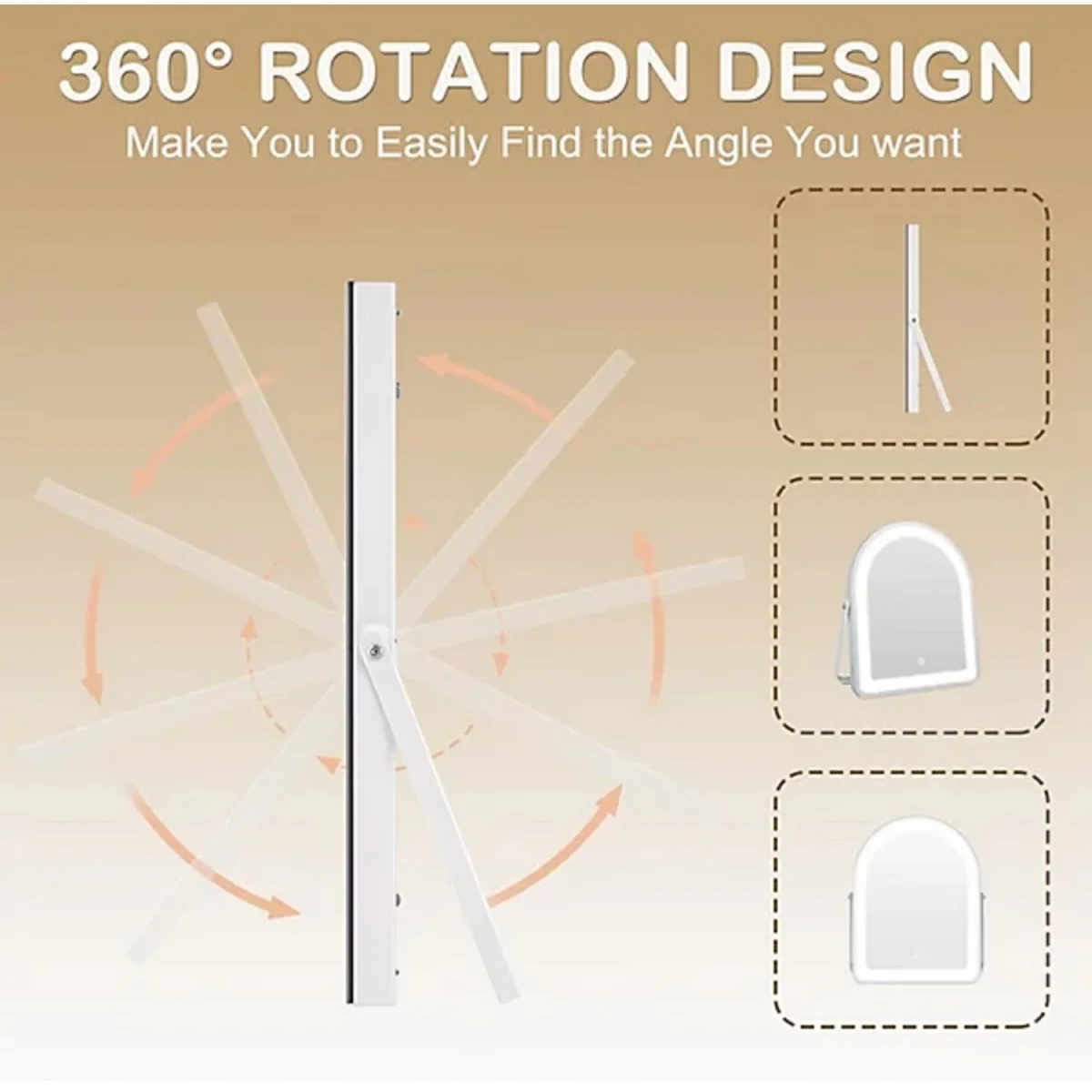 Unbrand LED Vanity Mirror A - white – image 4