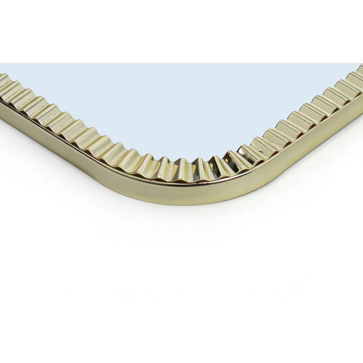 Gold Fluted Mirror – image 3