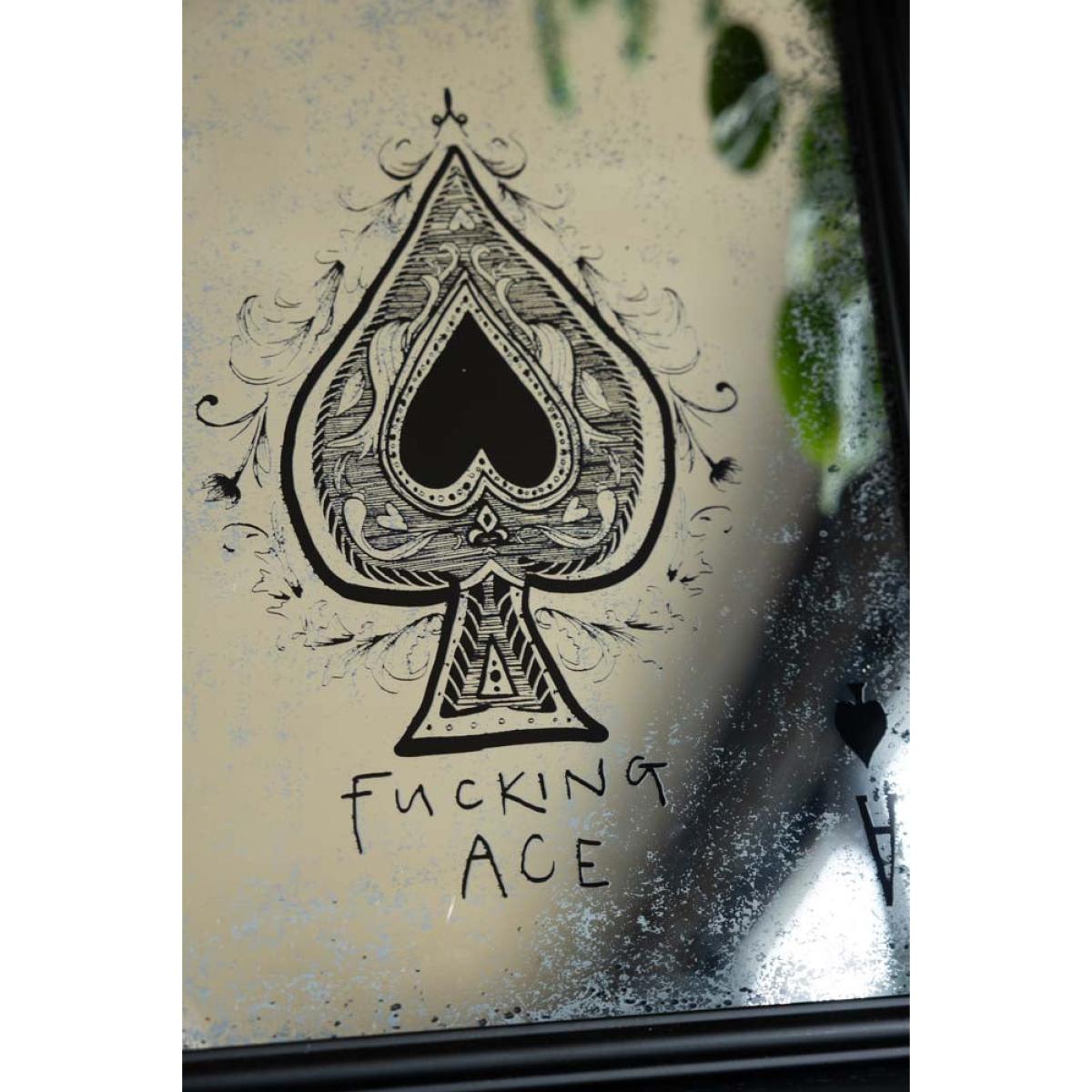 Fucking Ace Decorative Playing Card Mirror – image 5