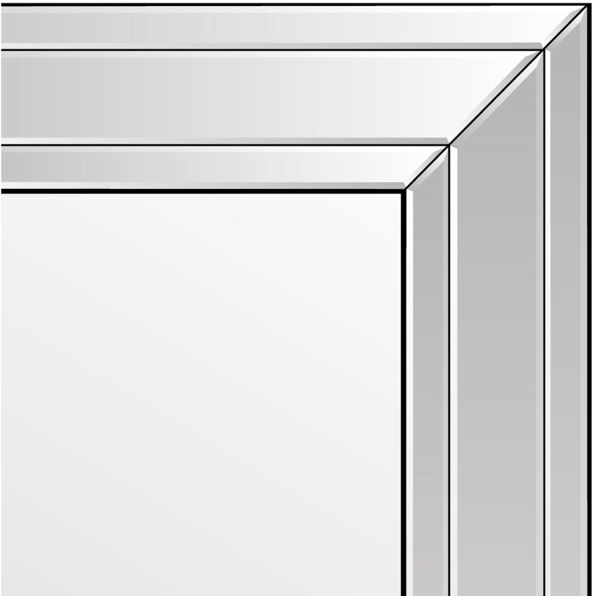 MirrorOutlet Grafham Bevelled Venetian Mirror 120 x 50cm - All glass – image 3