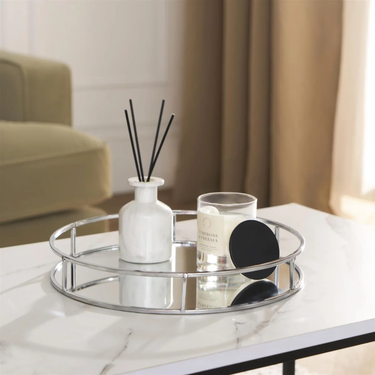 OHS Mirror Tray - Silver / 31cm – image 2