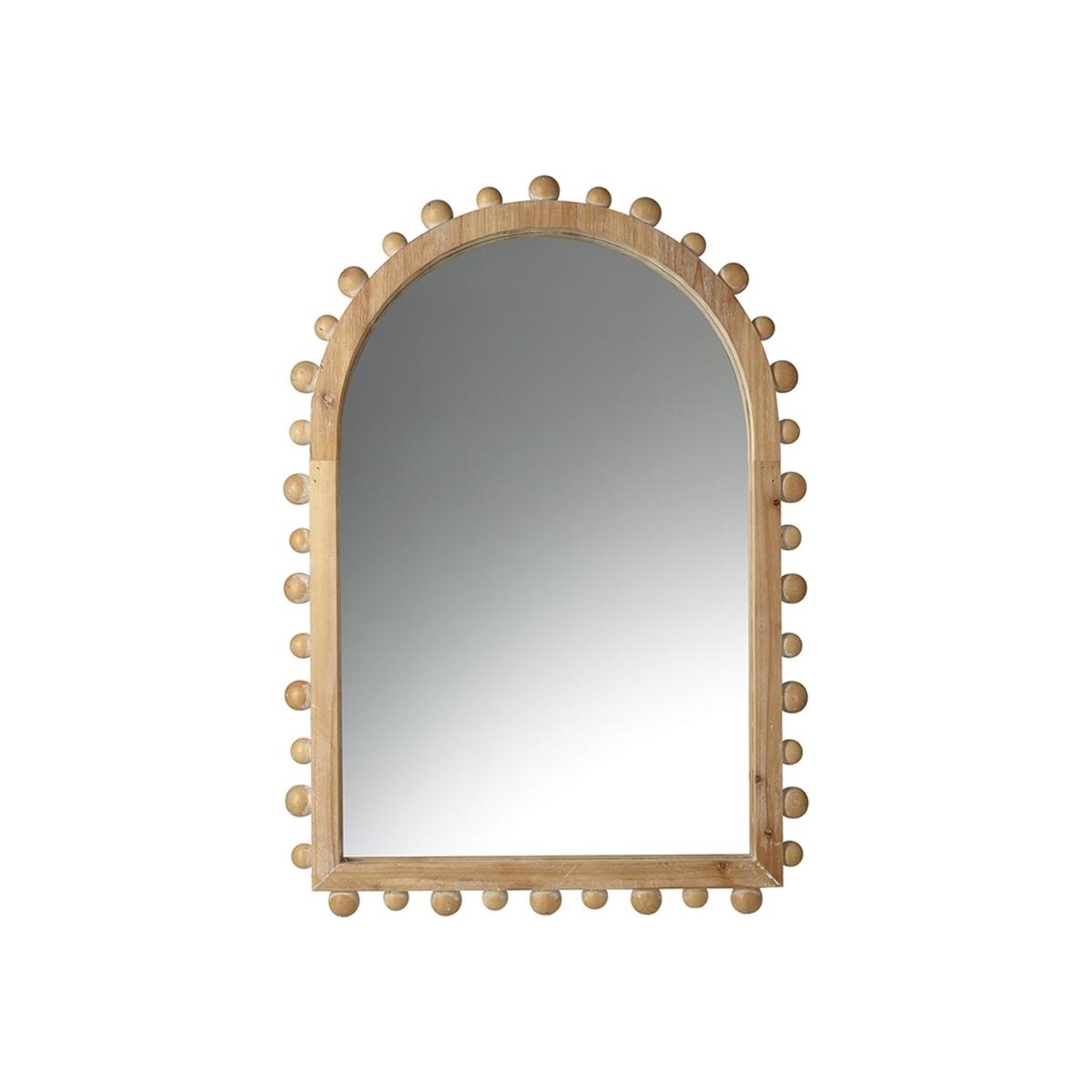 Ball Framed Mirror - Brown
