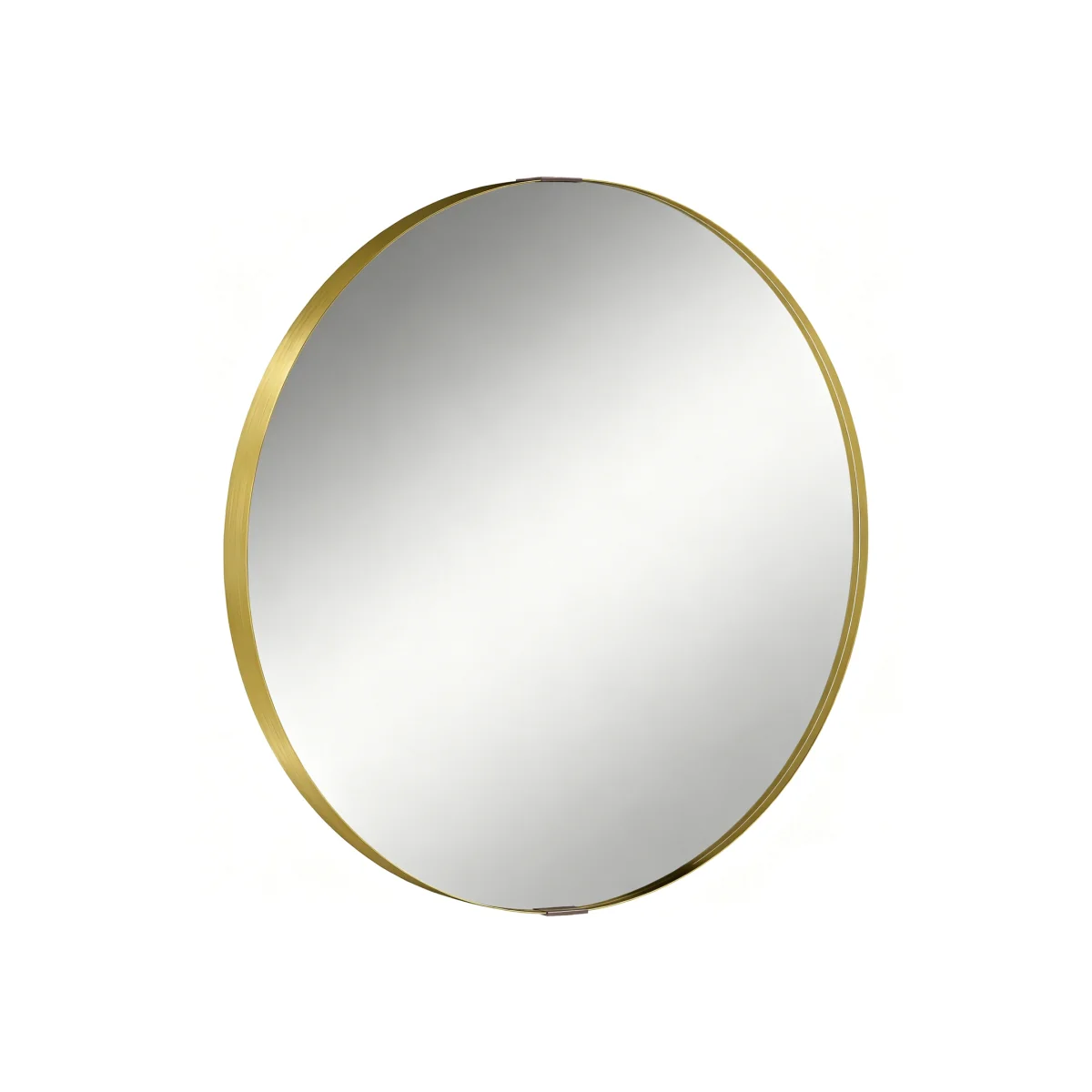 AKA 61 cm Round Wall Mirror with Aluminium Frame, Gold Tone – image 1