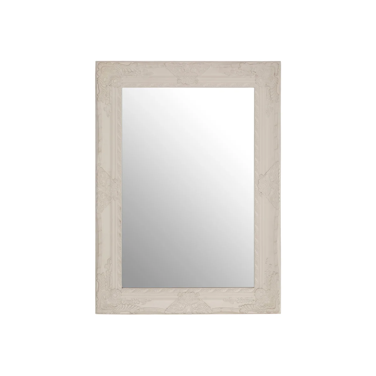 Orsina Como White Ornate Wall Mirror - White – image 1