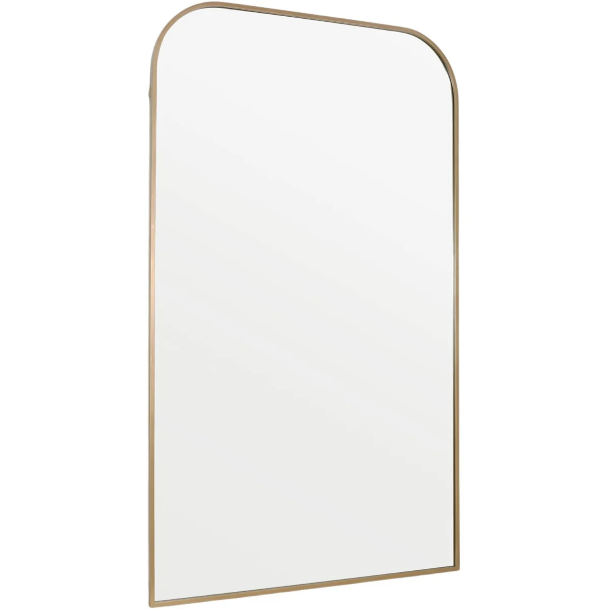 Contemporary Metal Mirror - Gold – image 2