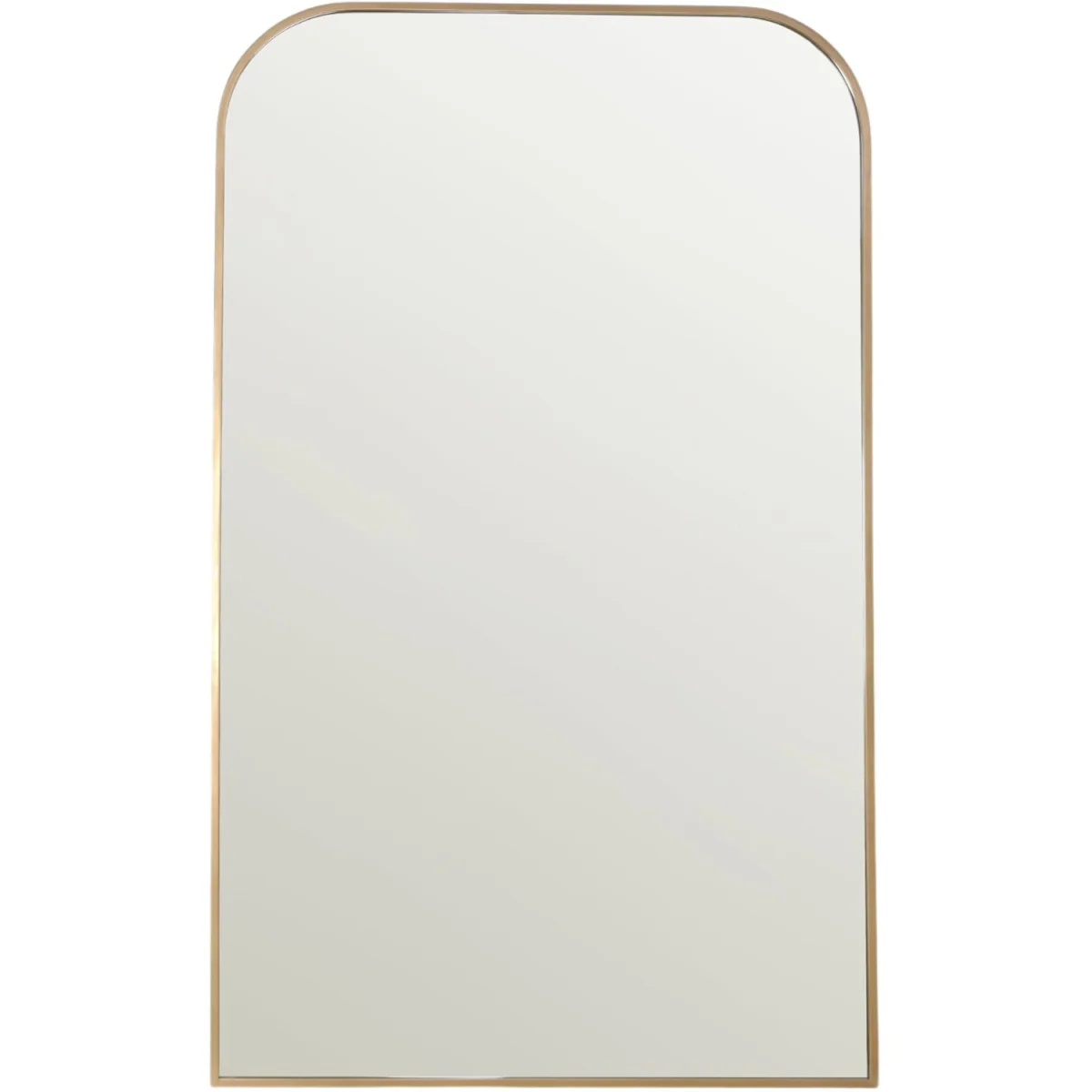 Contemporary Metal Mirror - Gold – image 4