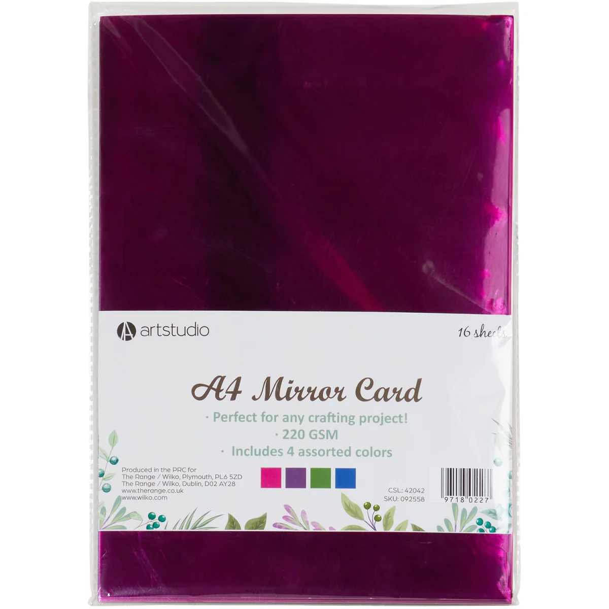 Art Studio A4 Mirror Card – image 2