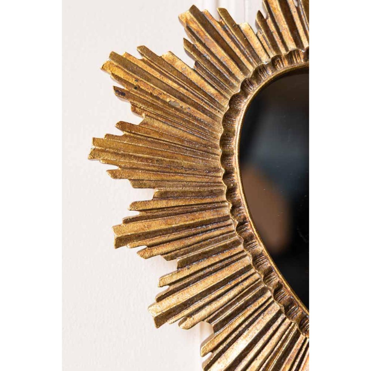 Gold Sacred Heart Ornate Mirror – image 4