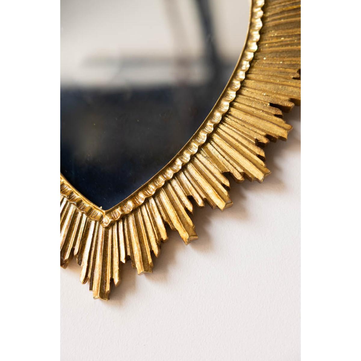 Gold Sacred Heart Ornate Mirror – image 5