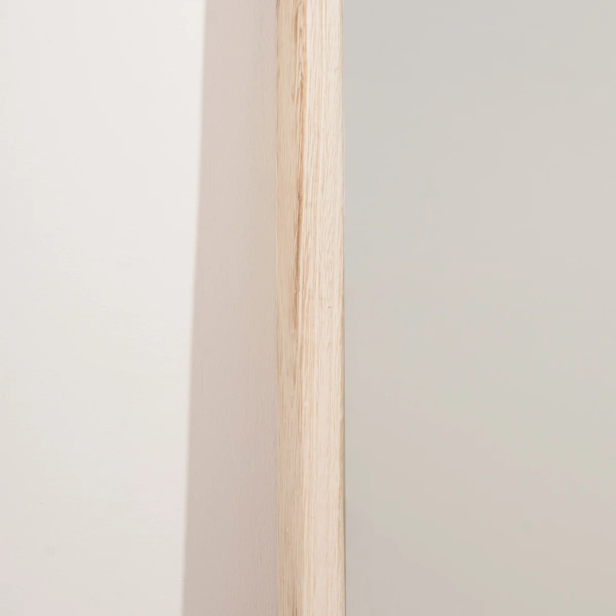 Ayra Wooden Lean To Mirror - Washed Wood – image 1