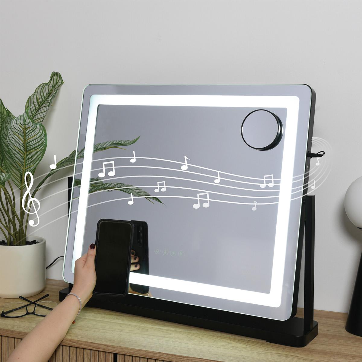 Hollywood Rotating Wireless LED Mirror