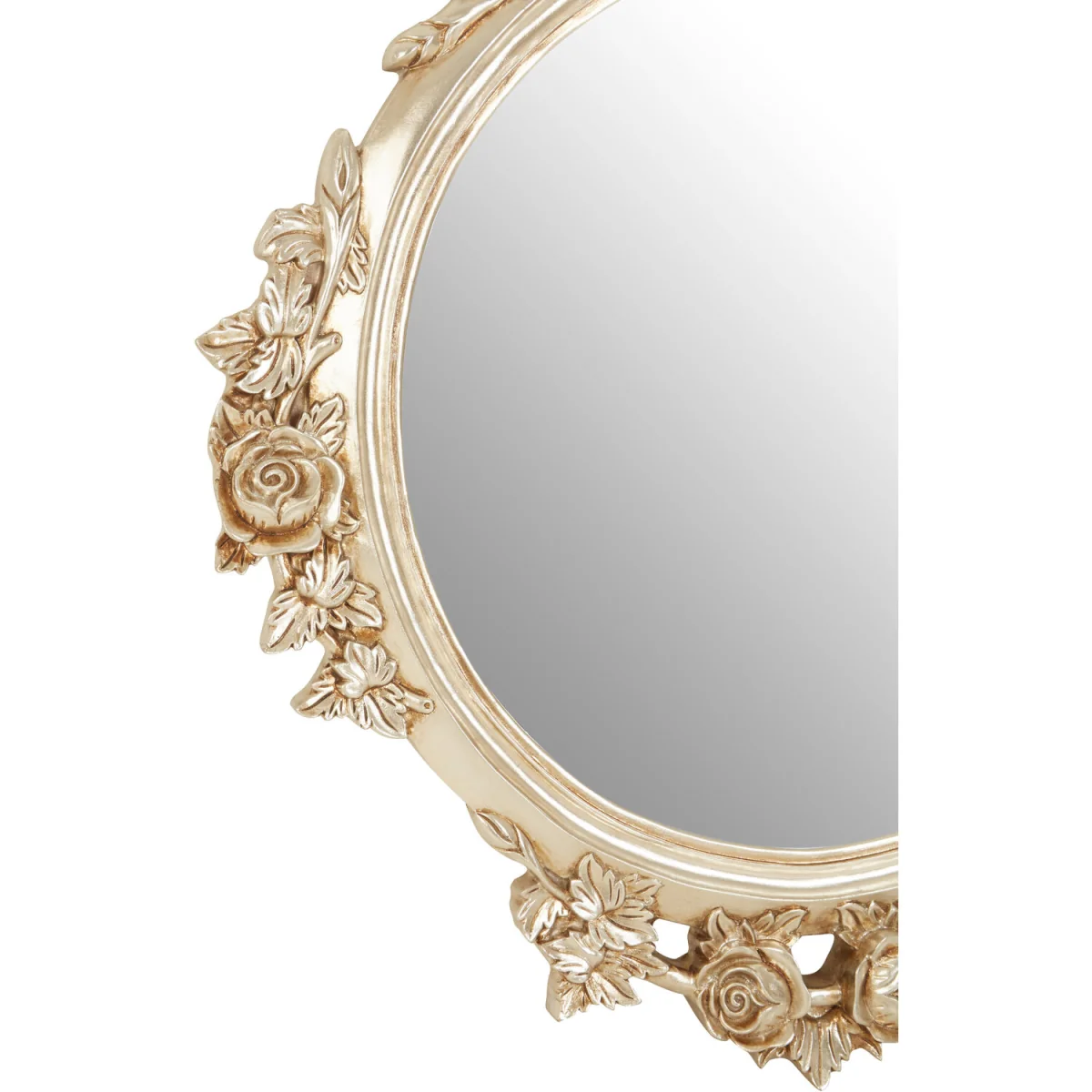 Marseille Champagne Finish Round Wall Mirror – image 2