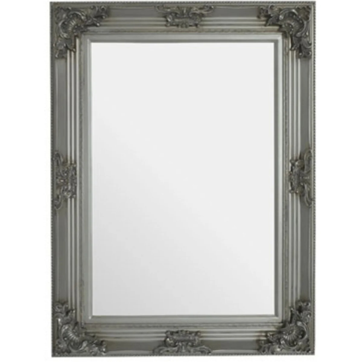 Stag Antler Brown and Nickel Finish Wall Mirror - Silver – image 2