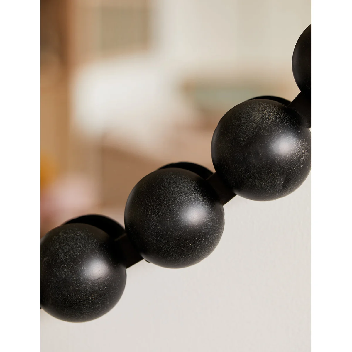 Round Black Bobble Mirror – image 3