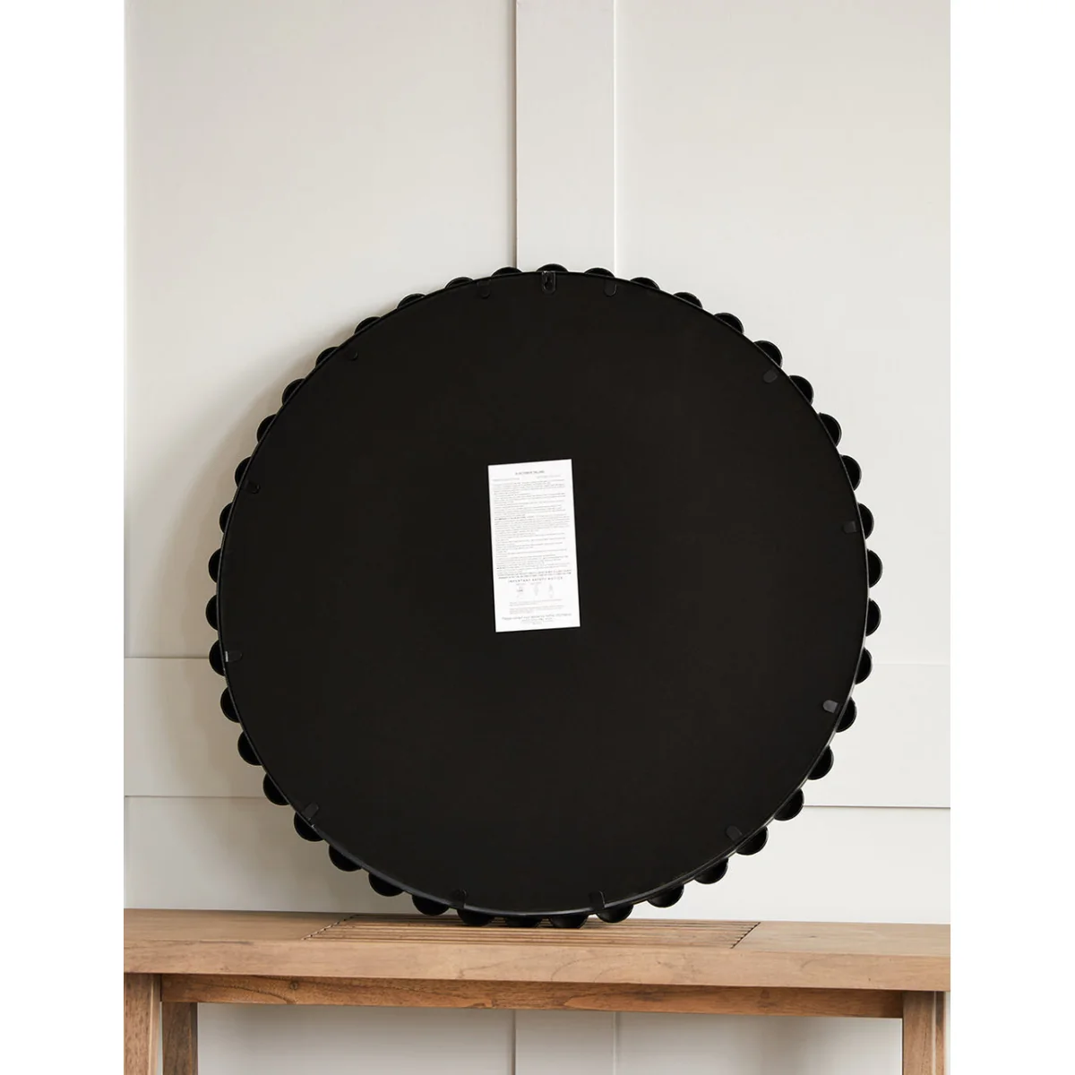 Round Black Bobble Mirror – image 4