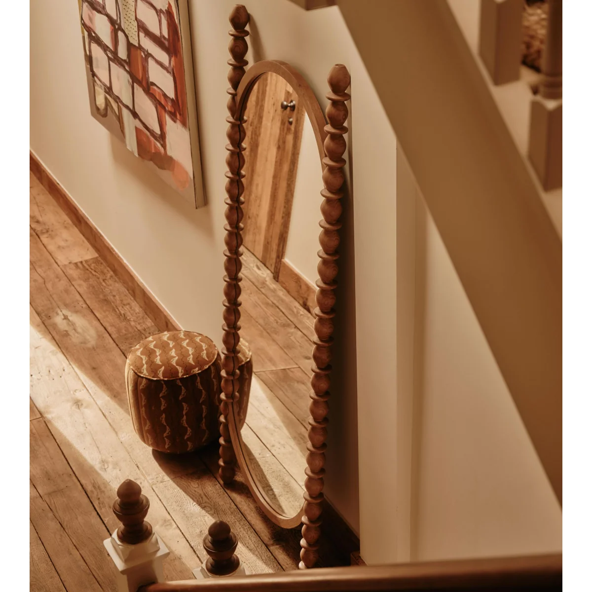 Willow Floor Mirror, Oak – image 2