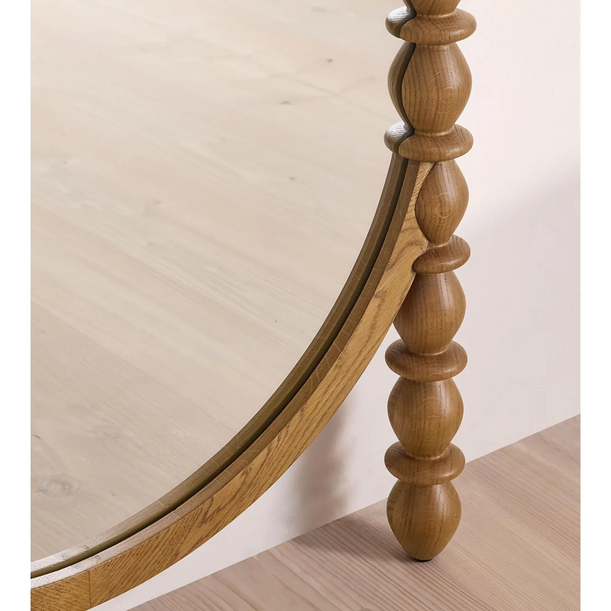 Willow Floor Mirror, Oak – image 7