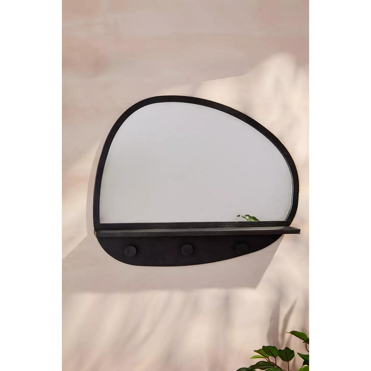 Urban Outfitters Isobel Wide Mirror Shelf - Black 60cm x 12cm x 47cm – image 3