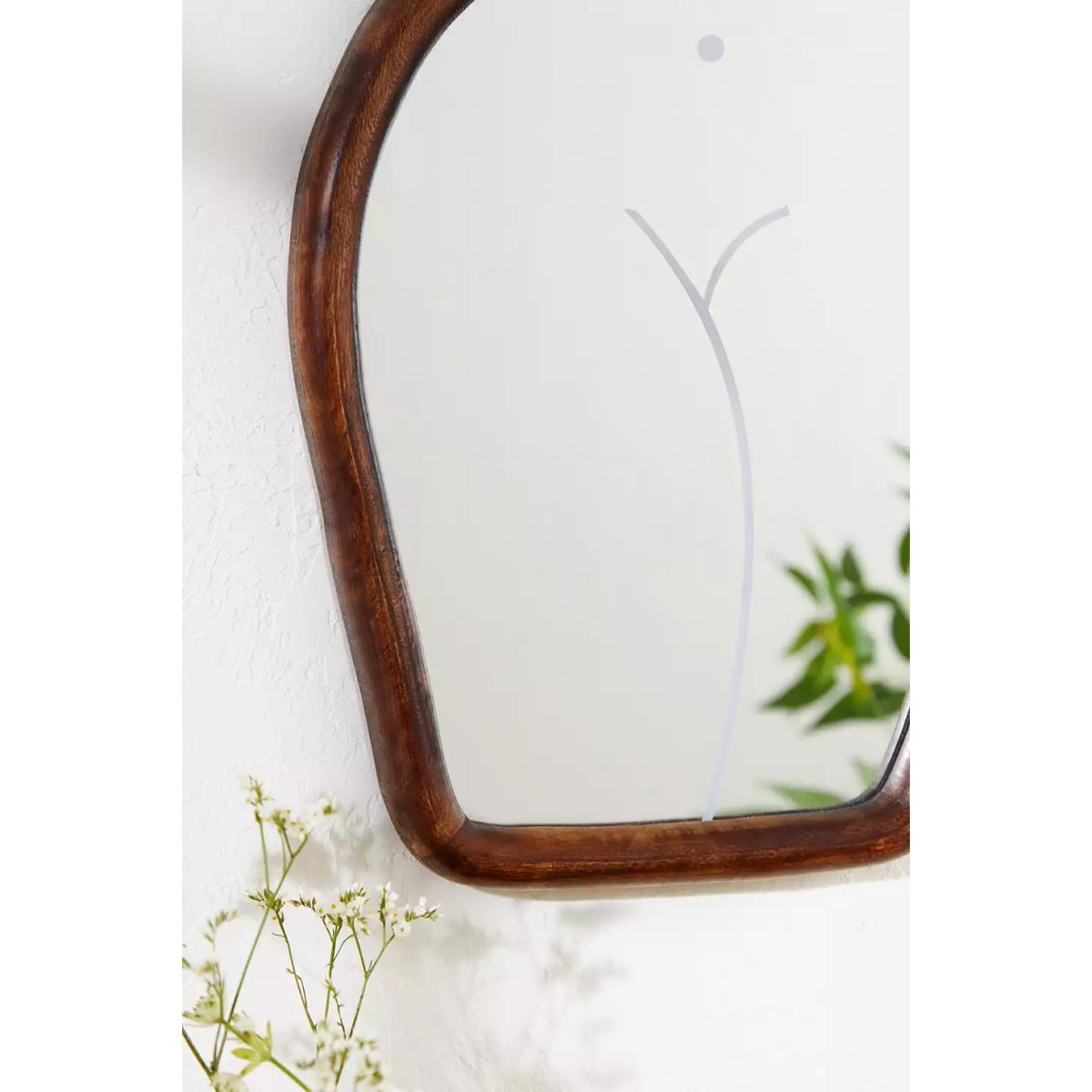 Body Frame Wall Mirror - Brown ALL at Urban Outfitters – image 4
