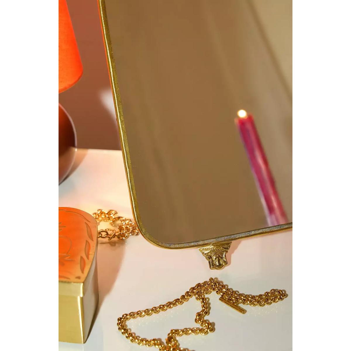 Antique Square Mirror - Gold ALL at Urban Outfitters – image 3