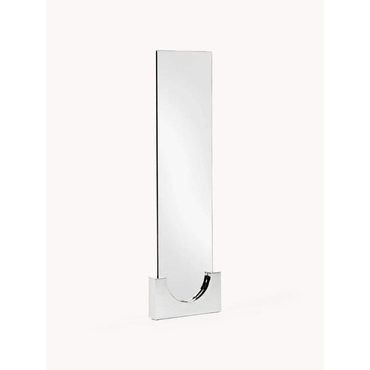 Square Full-Length Standing Mirror Finn with Metal Base – image 2