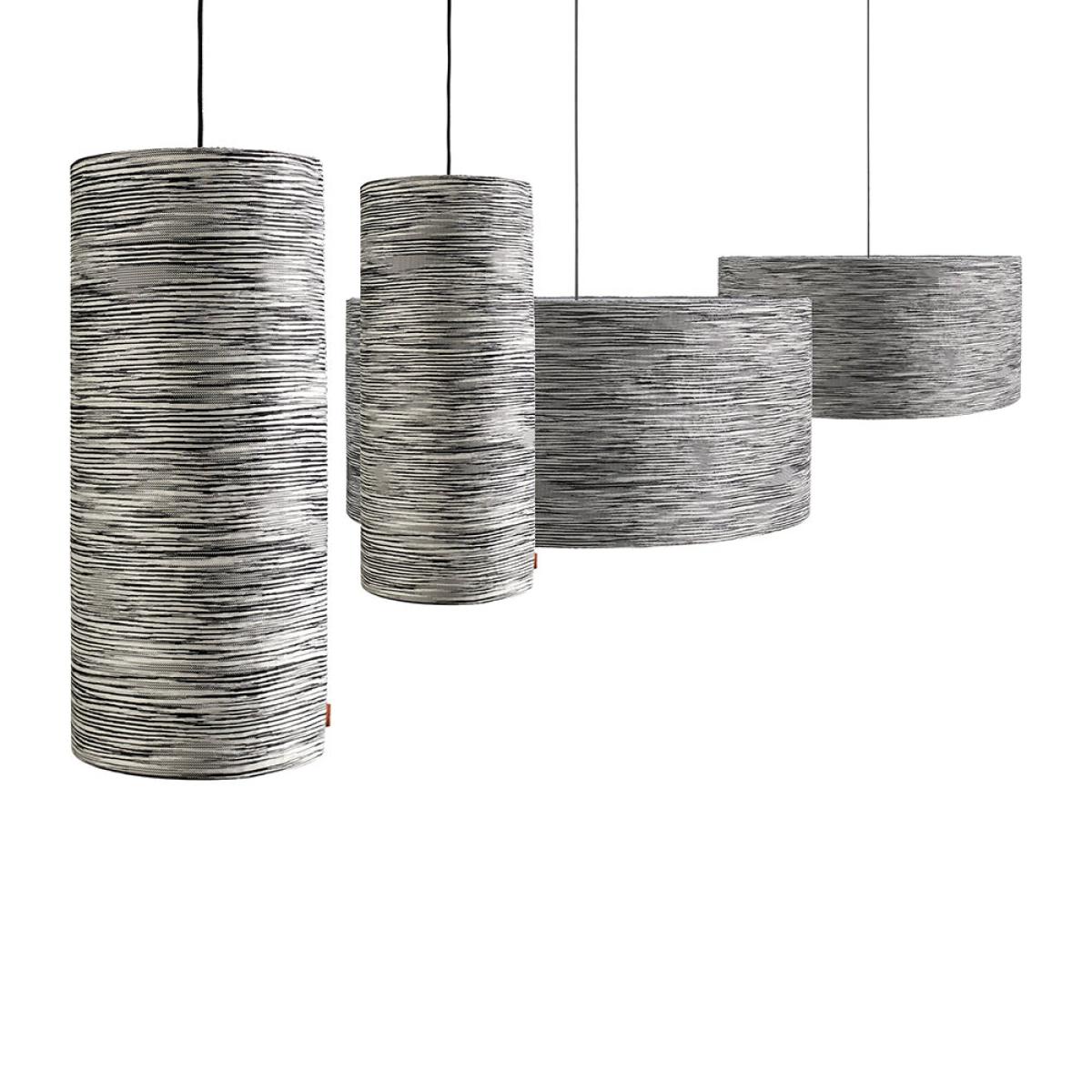 Missoni Home Collection - Drum New Pendant Lampshade - Black/White - 88cm – image 3