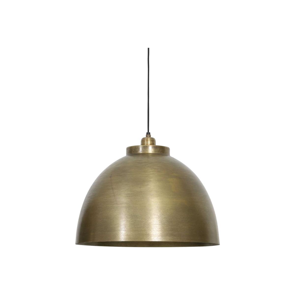 Brass Dome Pendant, Brushed Brass – image 1