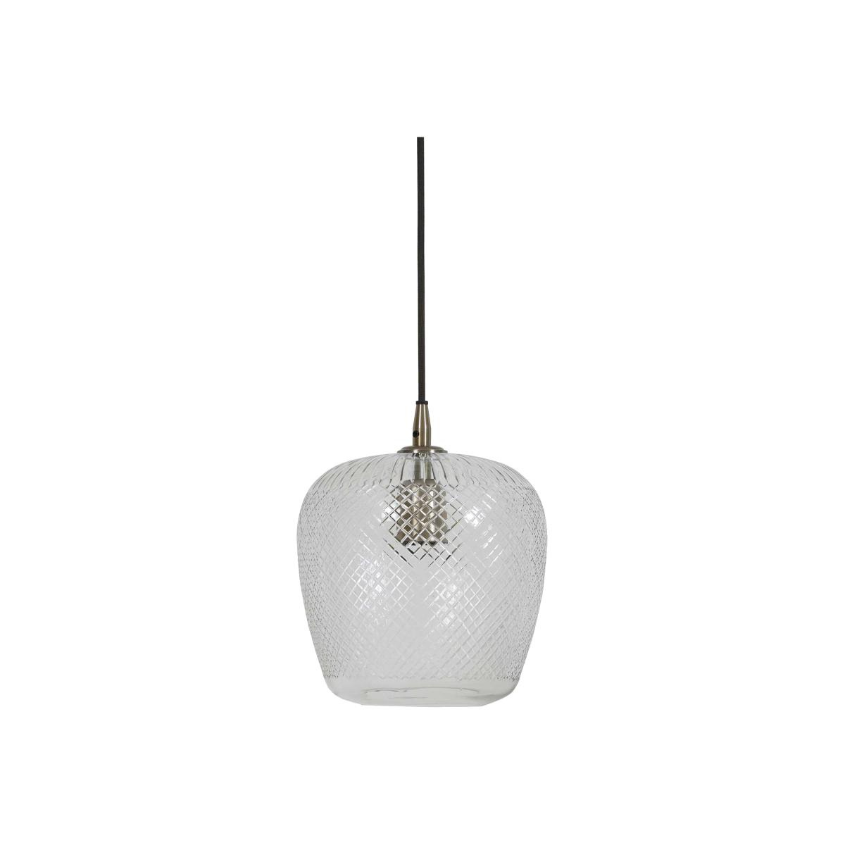 Rounded Antique Glass Pendant Light | Barker & Stonehouse
