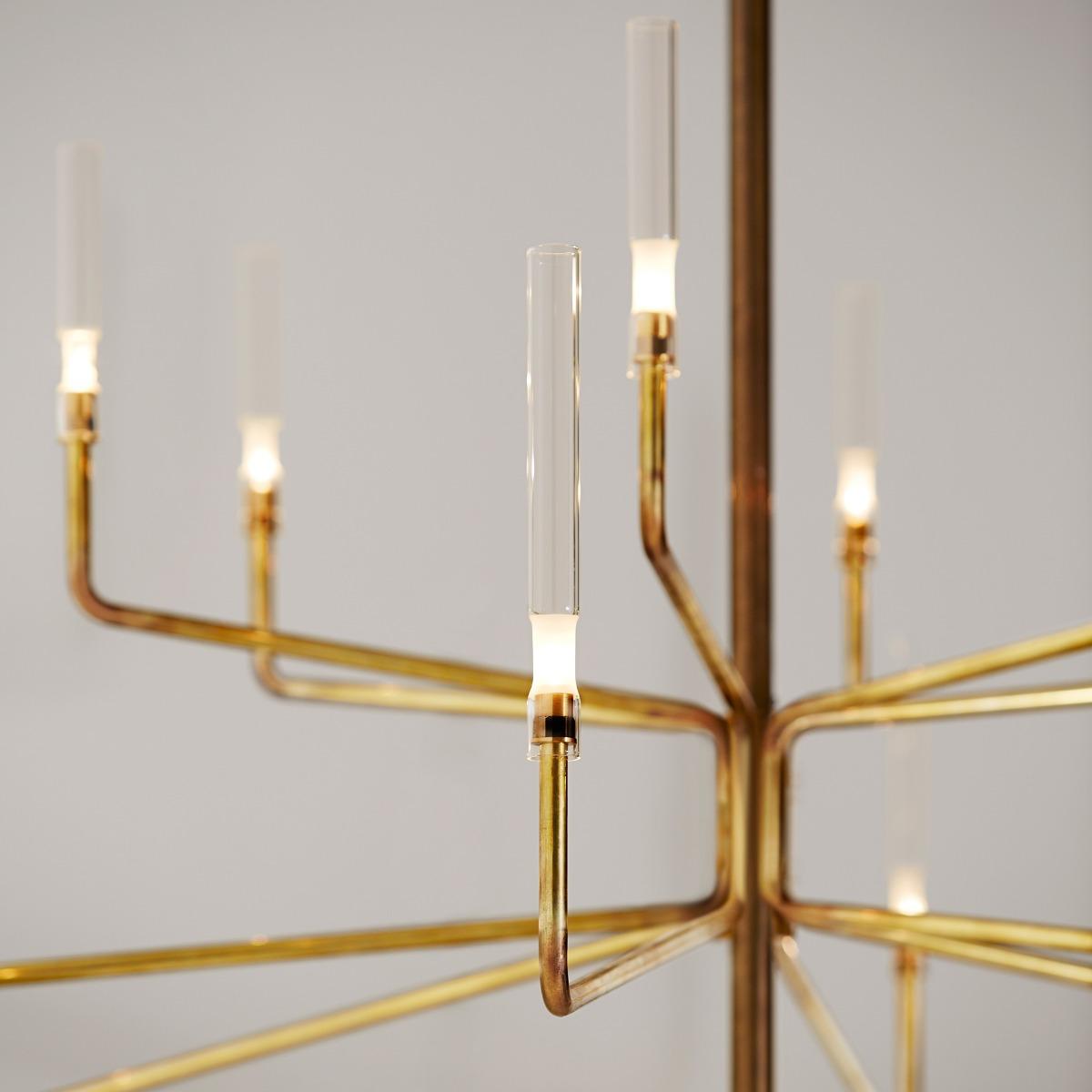 Galotti and Radice Epsilon Pendant Light 160x115cm, Gold | Barker & Stonehouse – image 2