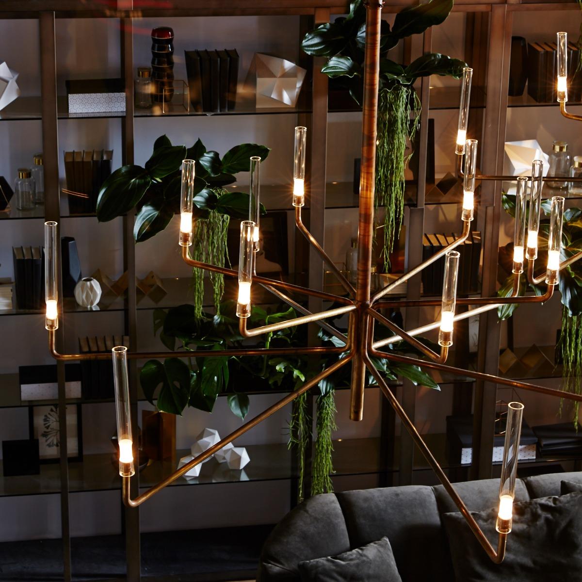 Galotti and Radice Epsilon Pendant Light 160x115cm, Gold | Barker & Stonehouse – image 3