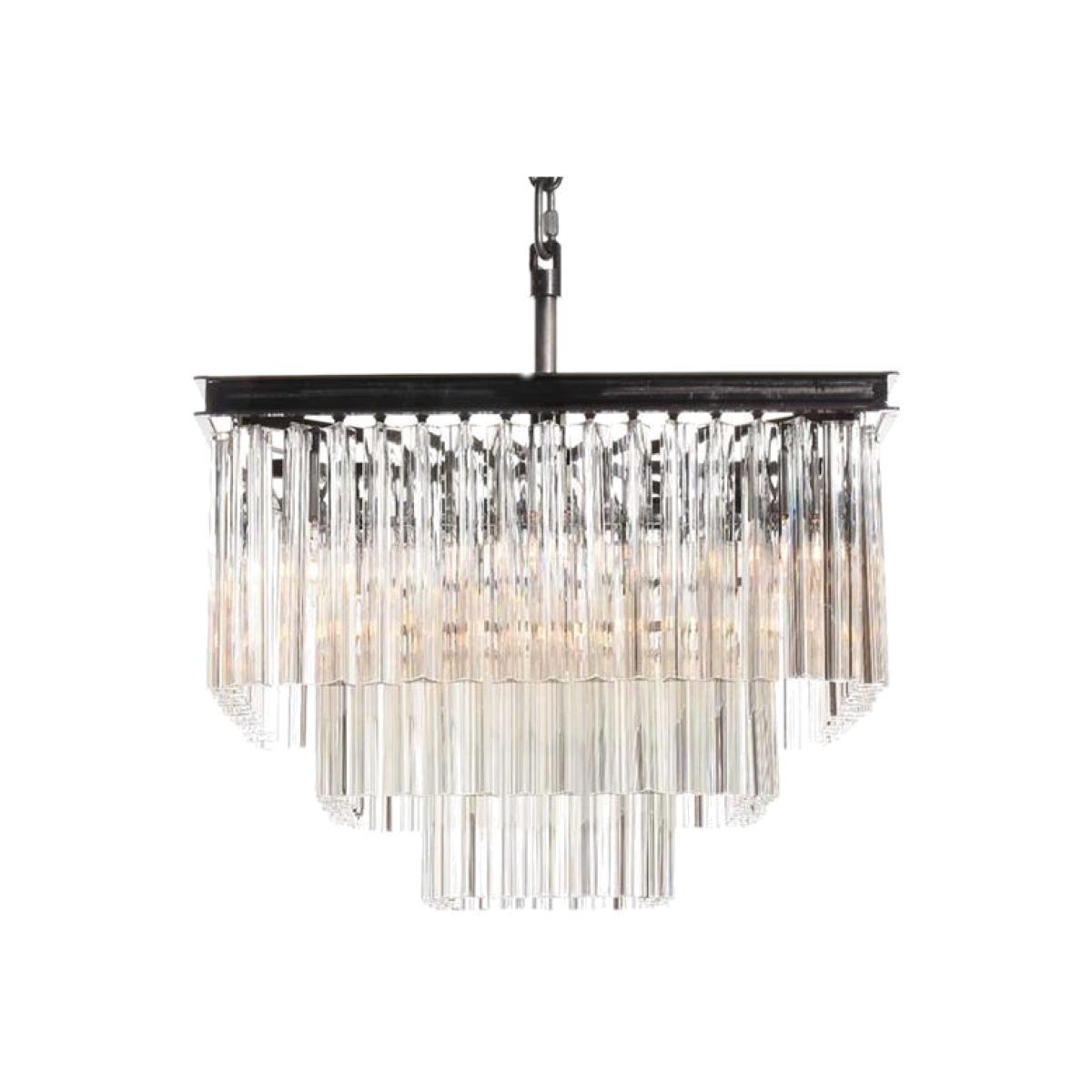 Timothy Oulton Paradise 3 Ring Chandelier, Natural