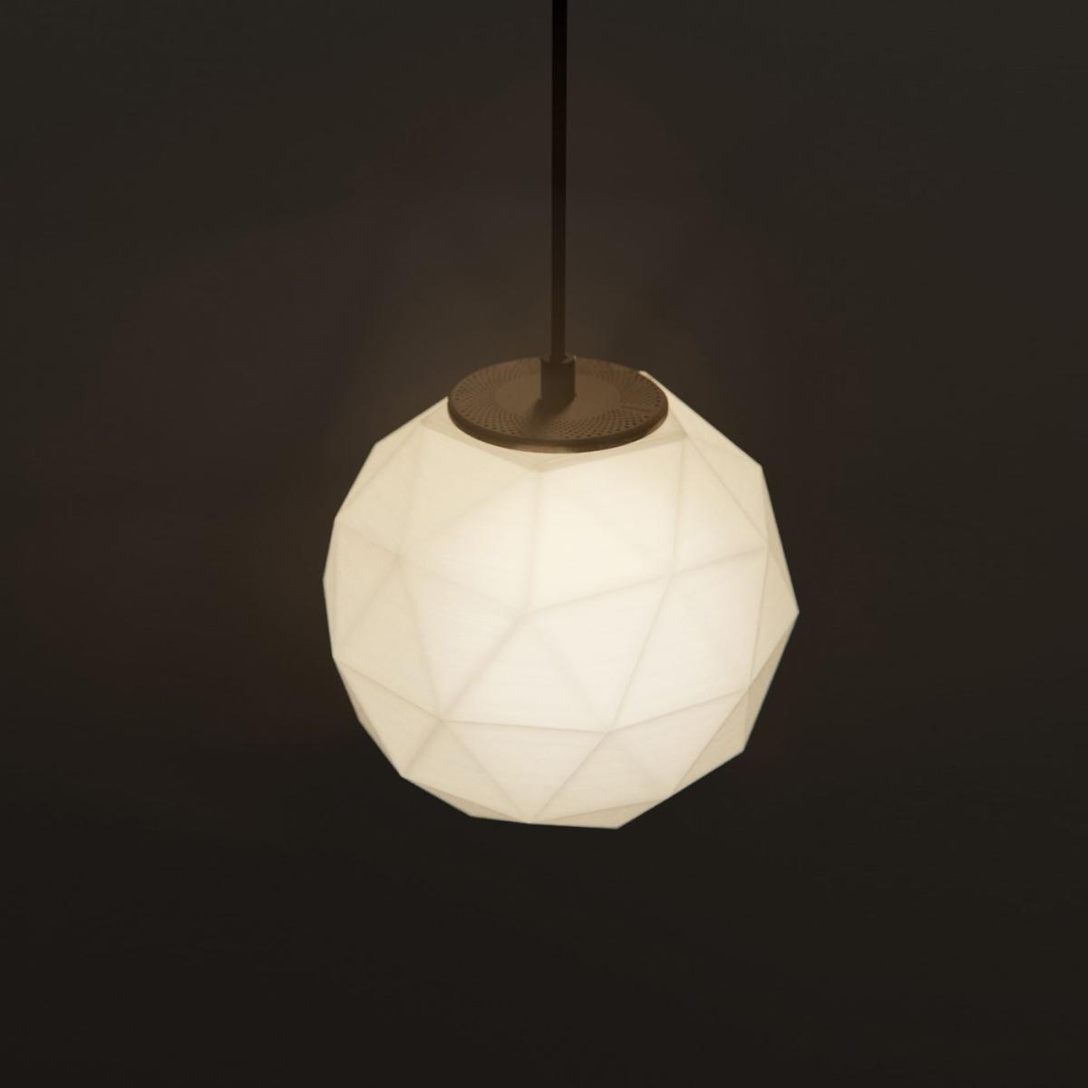 White Mono Ico Pendant Lamp – image 2