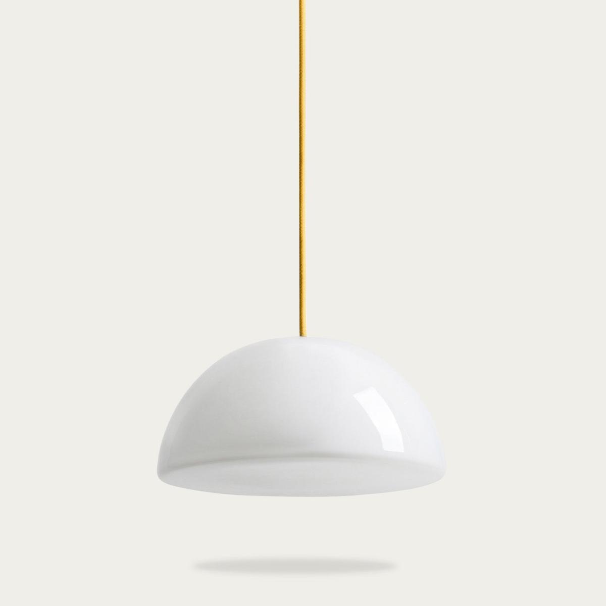 Yellow Bulb Lamp Medium Hemisphere