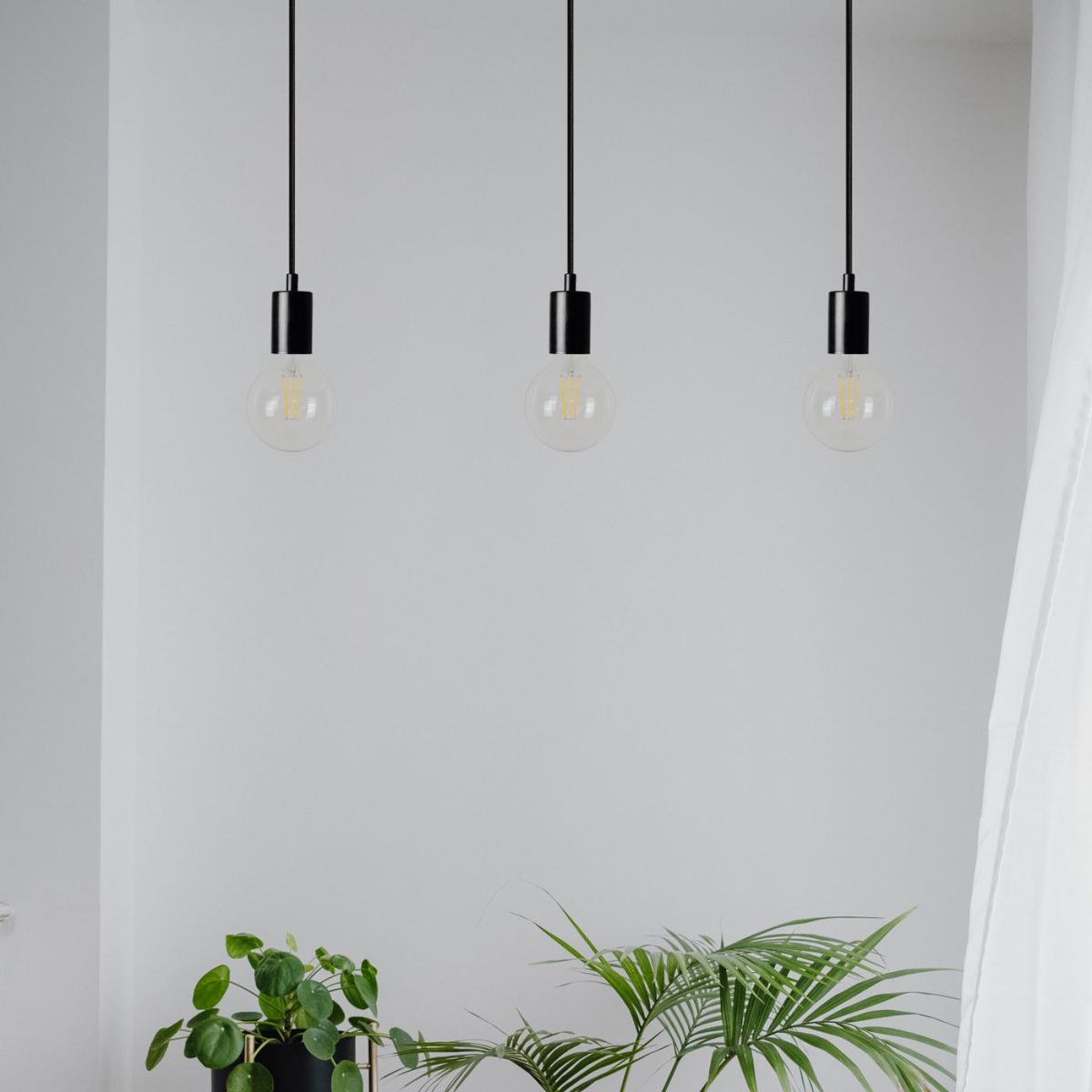 Black Muka 3-Pendant Light – image 2