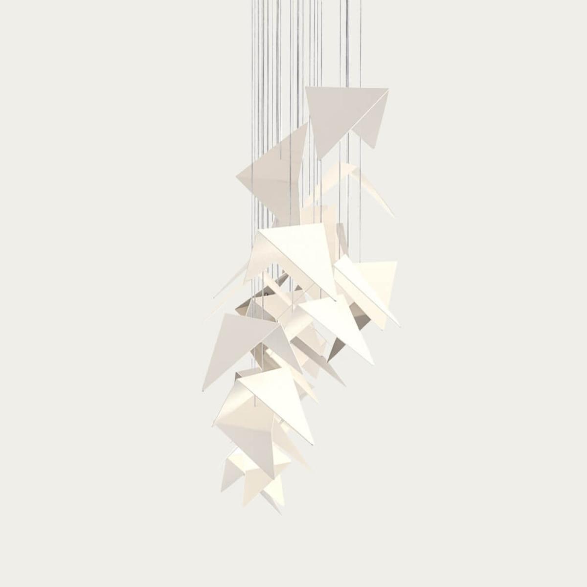 Cream Viline Pendant Chandelier – image 11