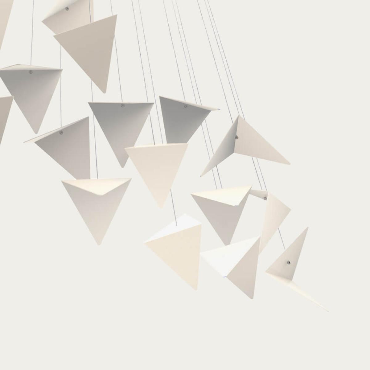Cream Viline Pendant Chandelier – image 14