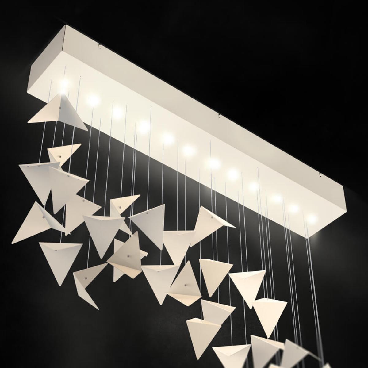 Cream Viline Pendant Chandelier – image 4
