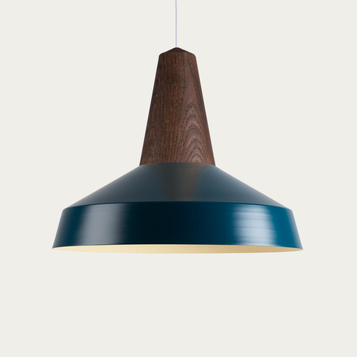 Peacock Eikon Circus Black Oak Lamp