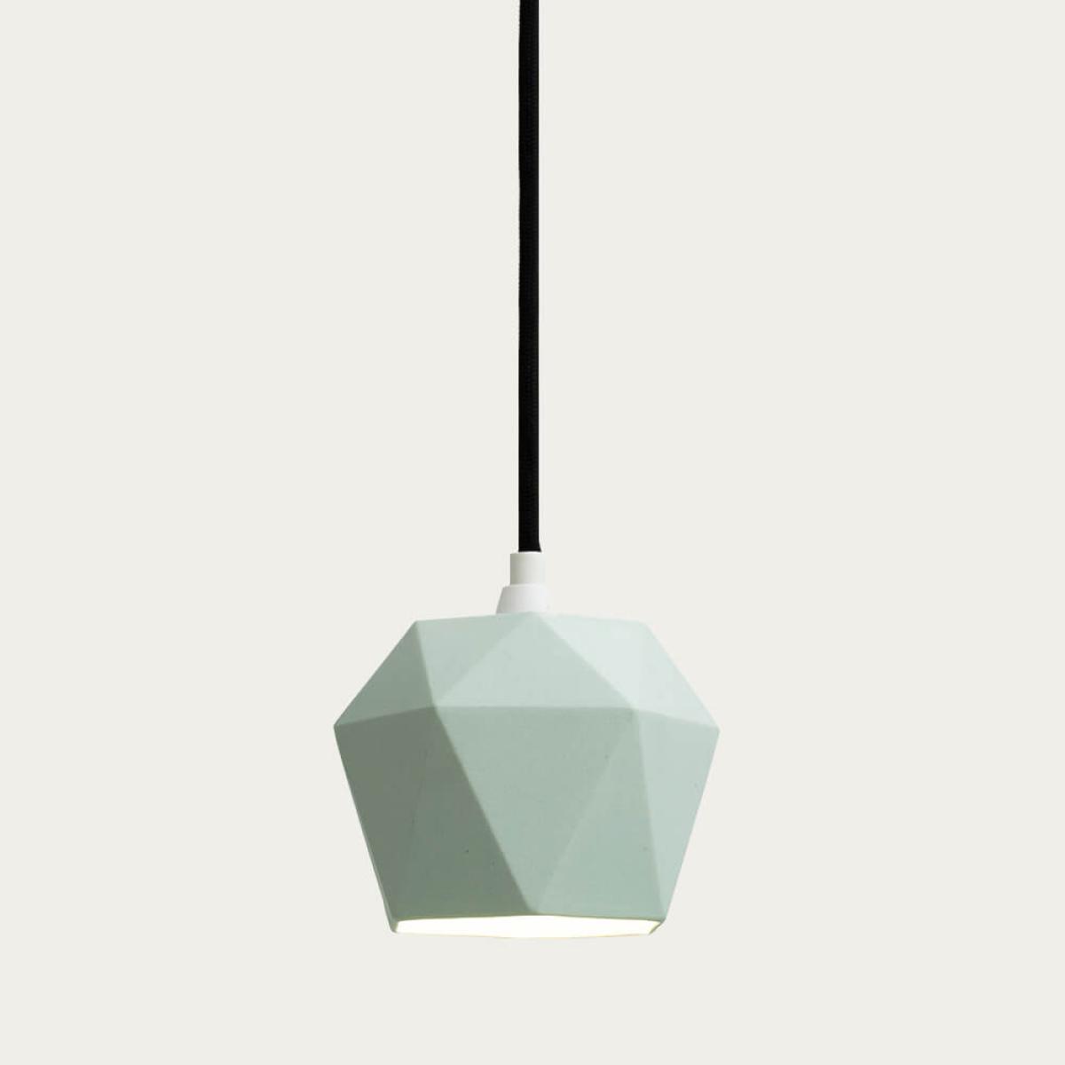Mint Porcelain Pendant Light Triangle – image 2
