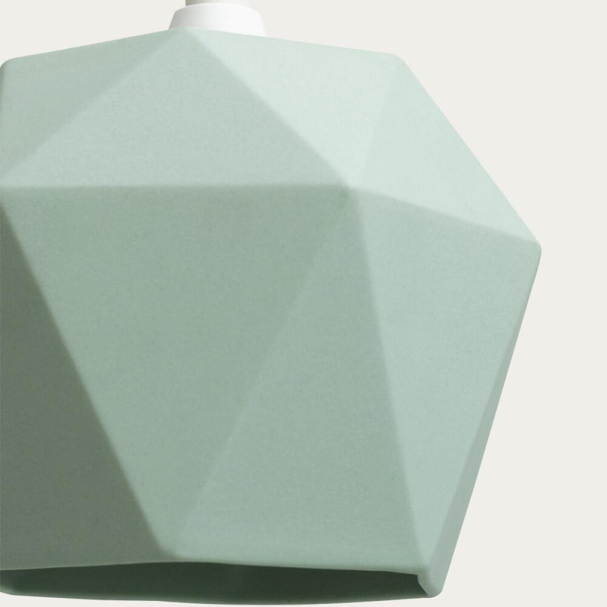 Mint Porcelain Pendant Light Triangle – image 6