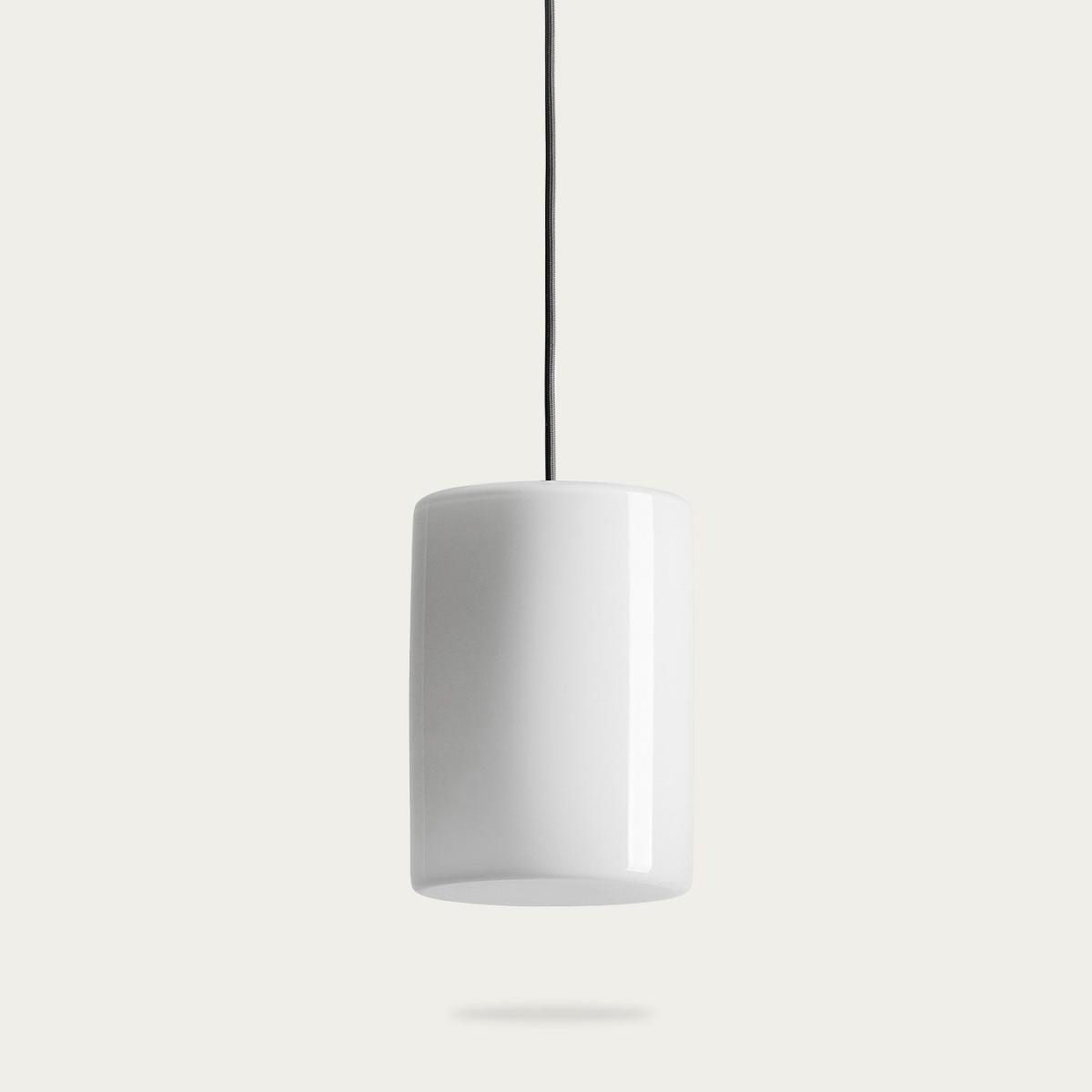 Dark Grey Bulb Lamp Medium Cylinder