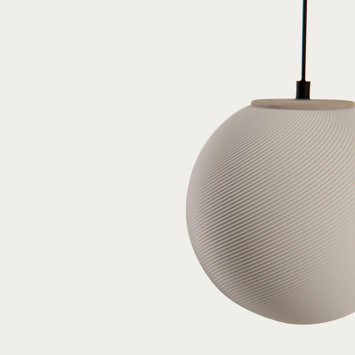 White Mono Lambert Pendant Lamp – image 3