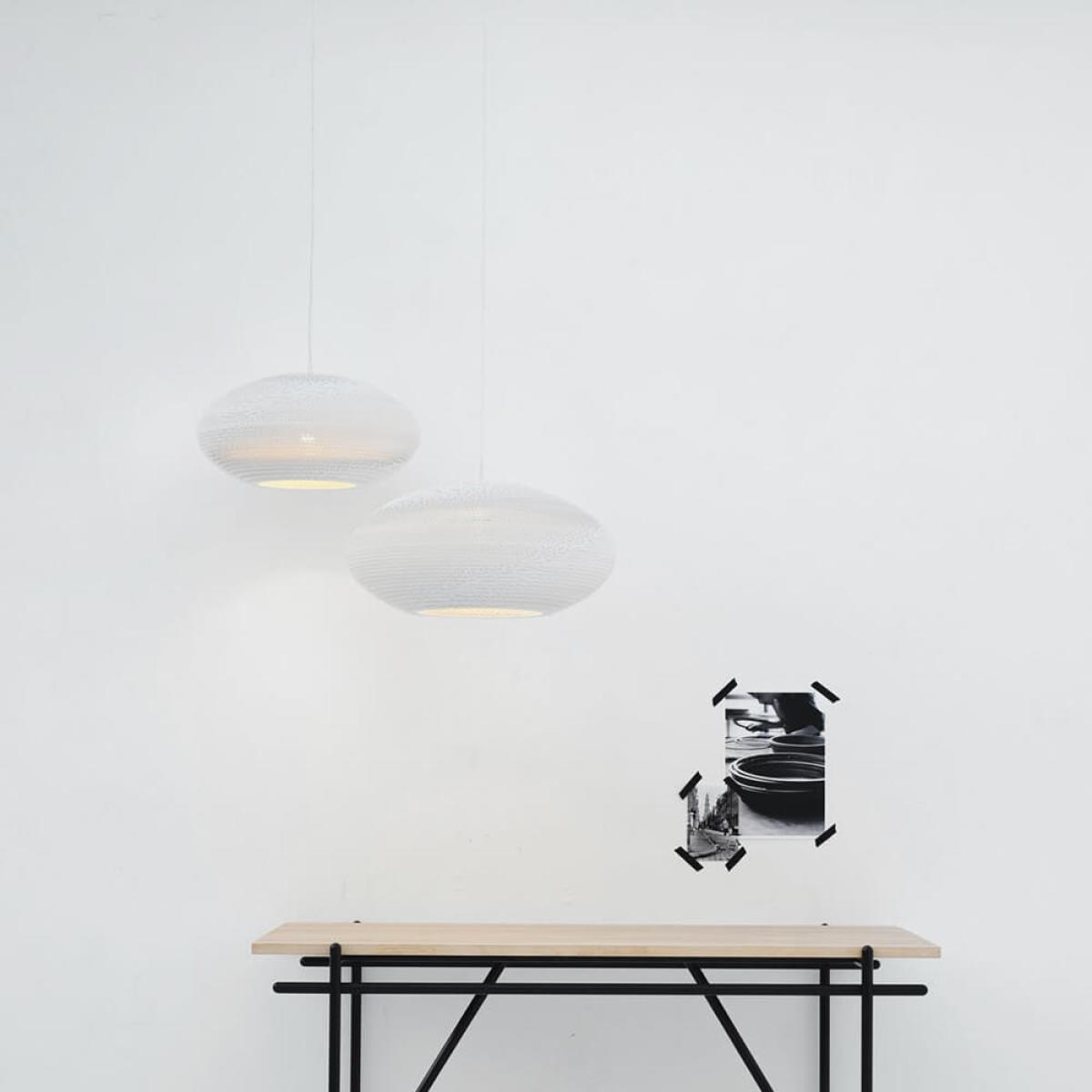White Disc20 Pendant – image 2