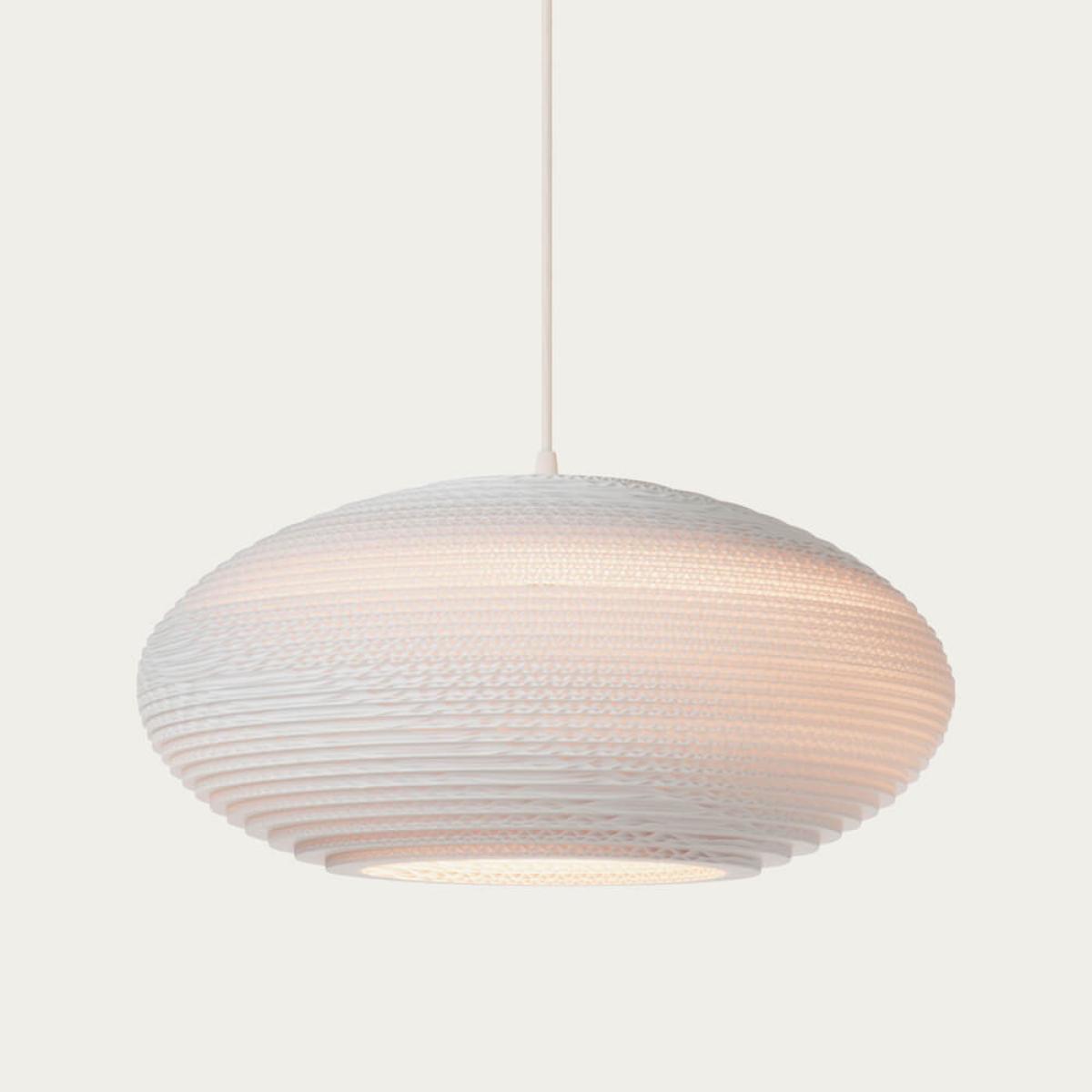 White Disc20 Pendant – image 1