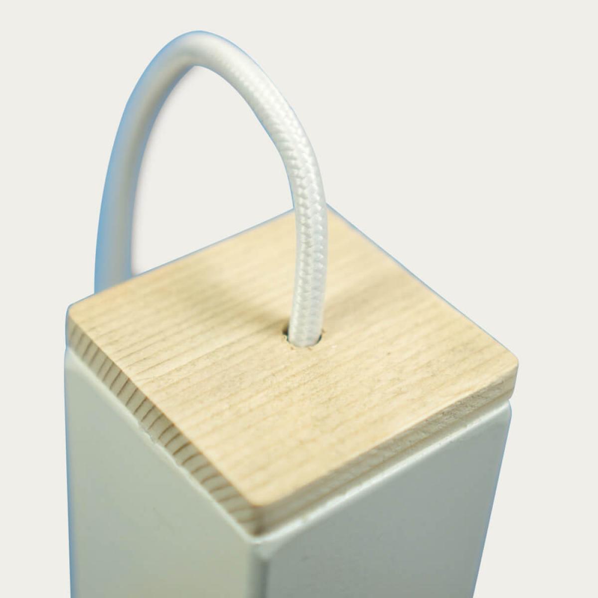 White Bendy Pendant Lamp – image 2