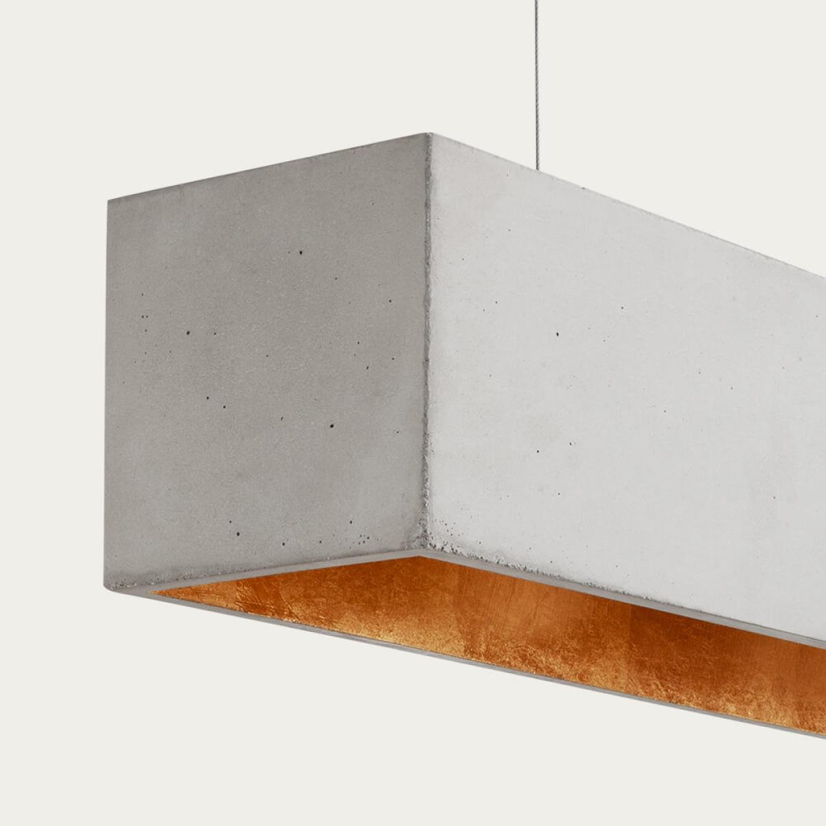 Graphite Grey Horizontal Rectangle Pendant Light – image 4